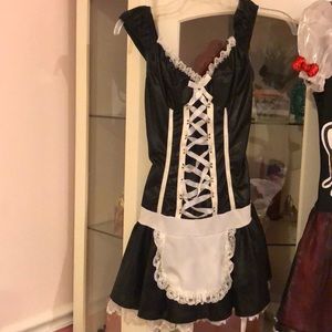 Woman’s French maid Halloween Costume Dress
